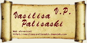 Vasilisa Pališaški vizit kartica